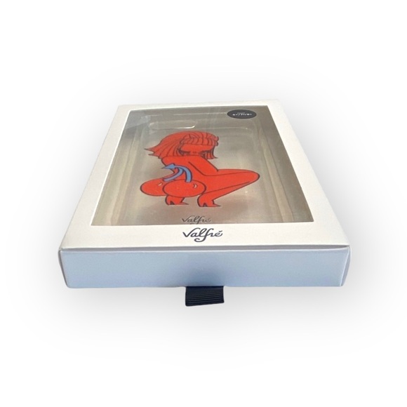 new Valfre ☻︎ Lucy Cherry Bottom ☻ iPhone 6+ 7+ 8+ Clear Case ☻ Artist Drawn - Picture 6 of 15